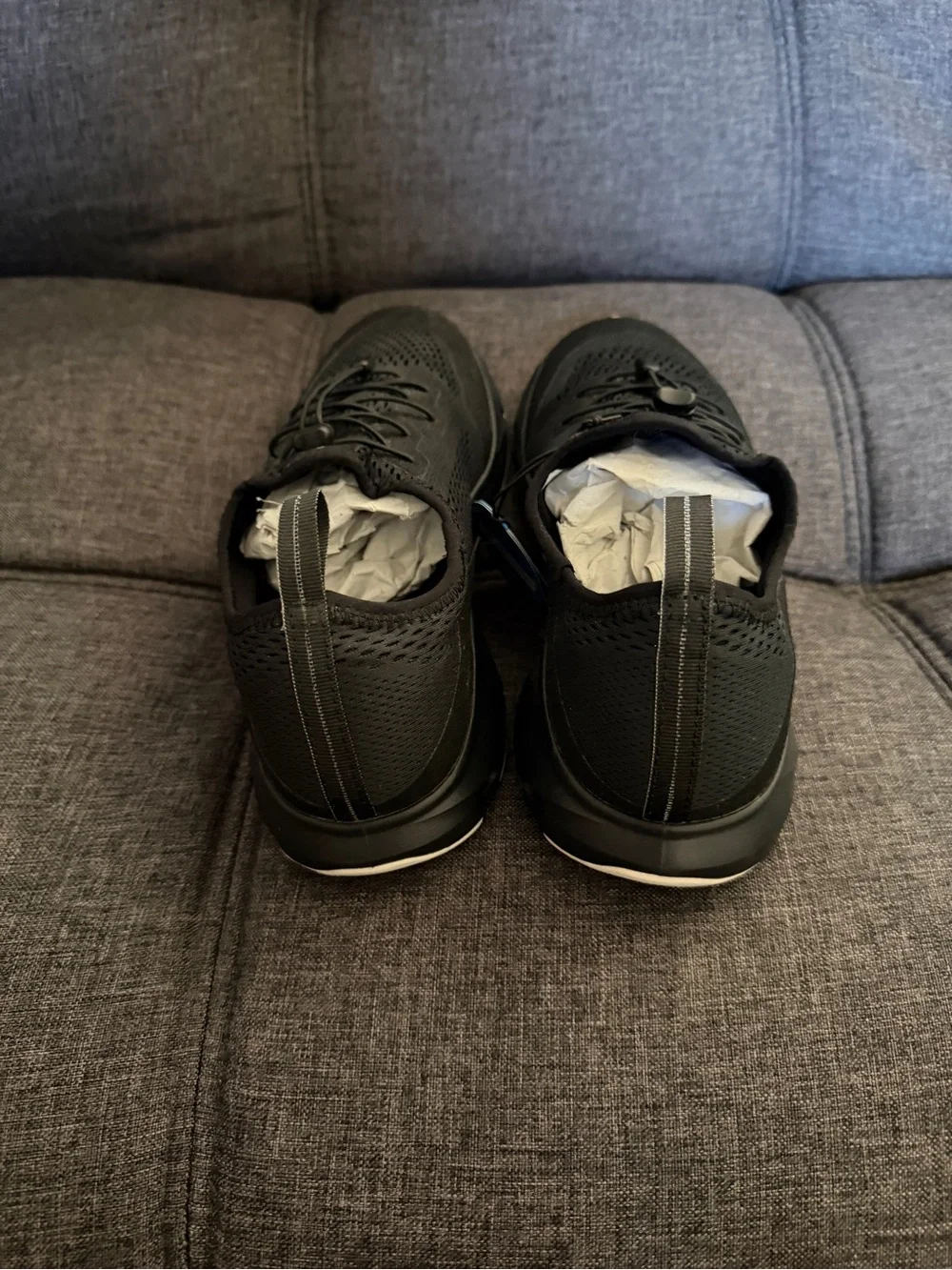 Columbia Men’s Black Slip-On Athletic Sneakers with Quick-Lace